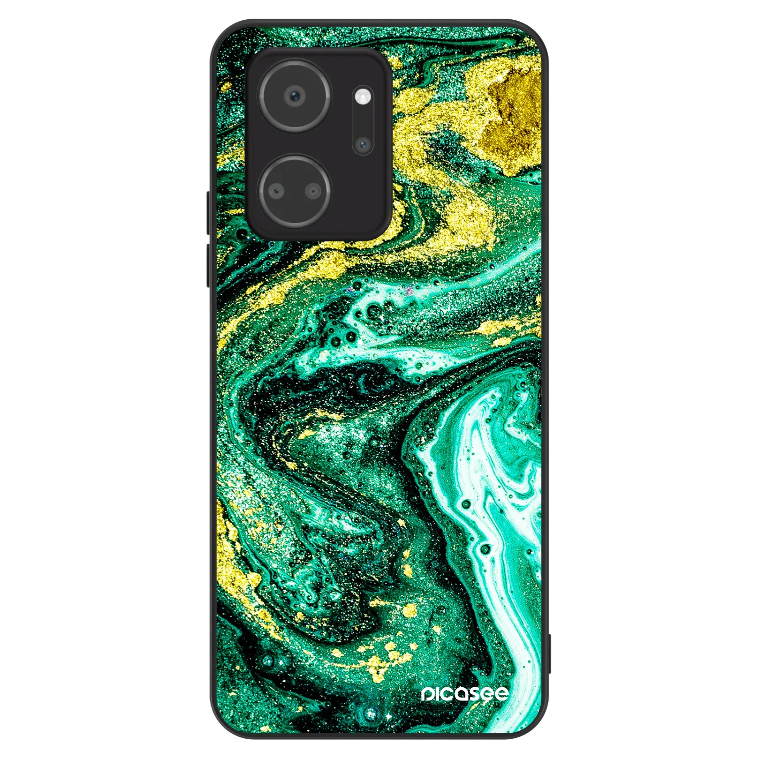 Picasee ULTIMATE CASE pentru Honor X7a - Green Gold