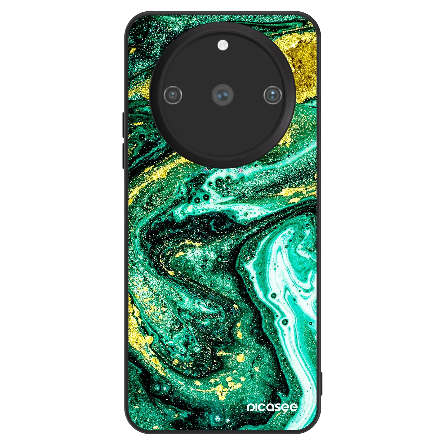 Picasee ULTIMATE CASE pentru Realme 11 Pro+ - Green Gold