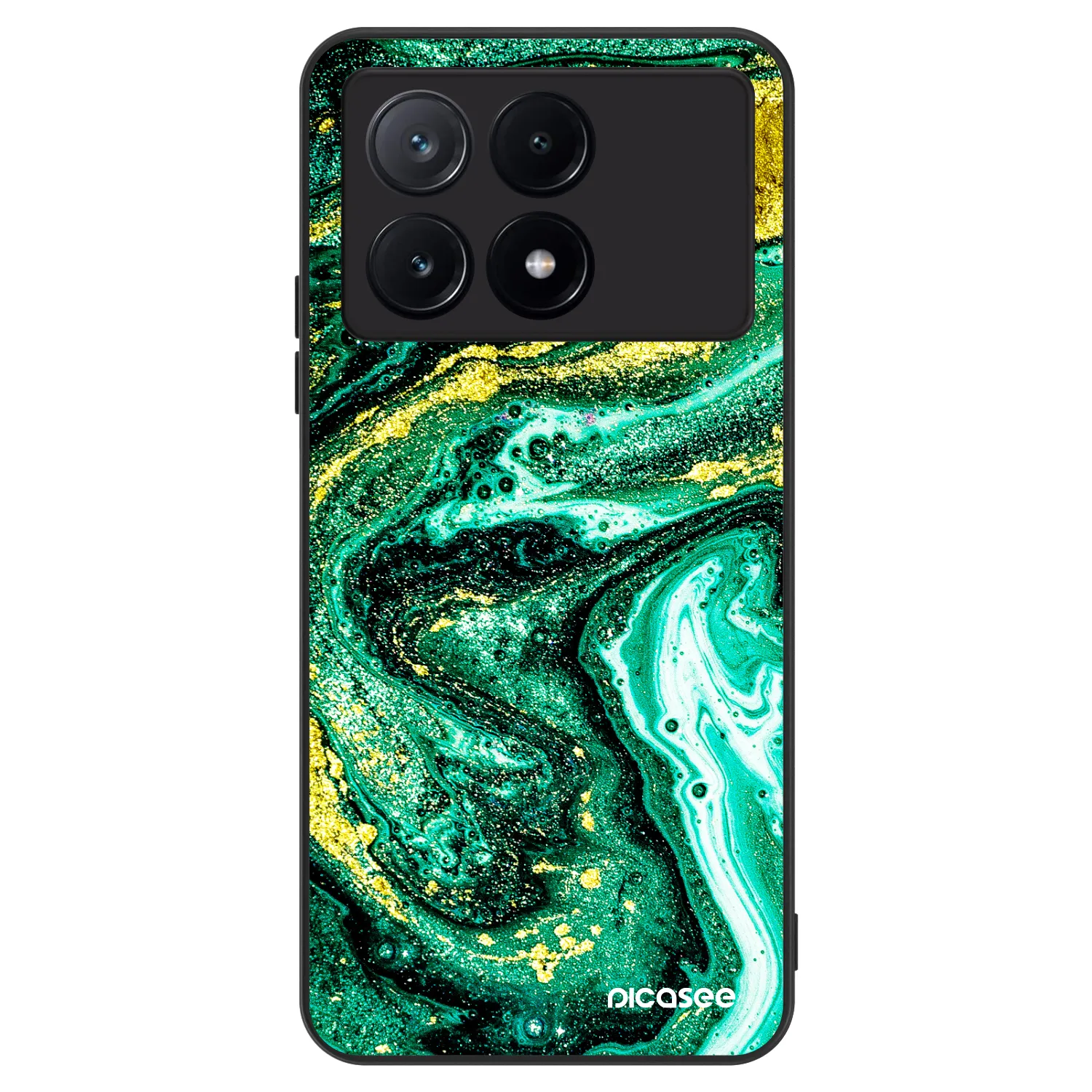 Picasee ULTIMATE CASE pentru Xiaomi Poco X6 Pro - Green Gold