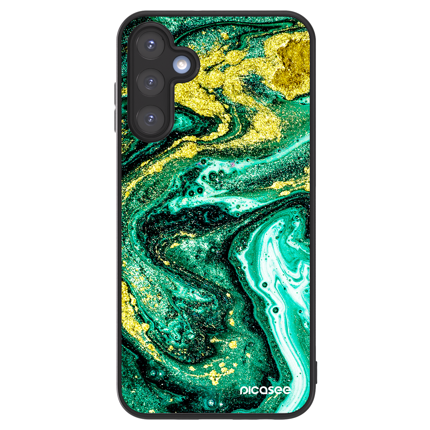 Picasee ULTIMATE CASE pentru Samsung Galaxy A15 A156B 5G - Green Gold