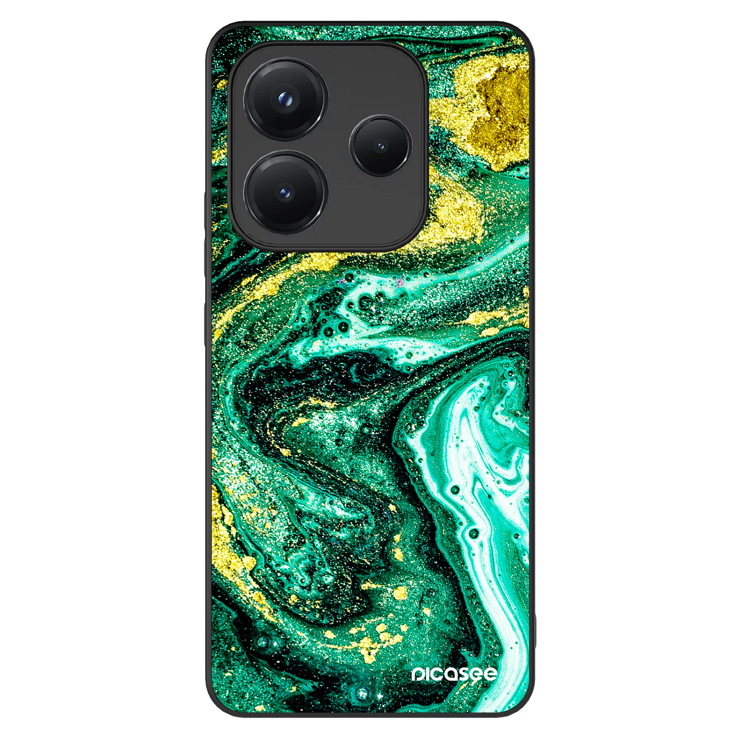 Picasee ULTIMATE CASE pentru Xiaomi Redmi Note 14 5G - Green Gold