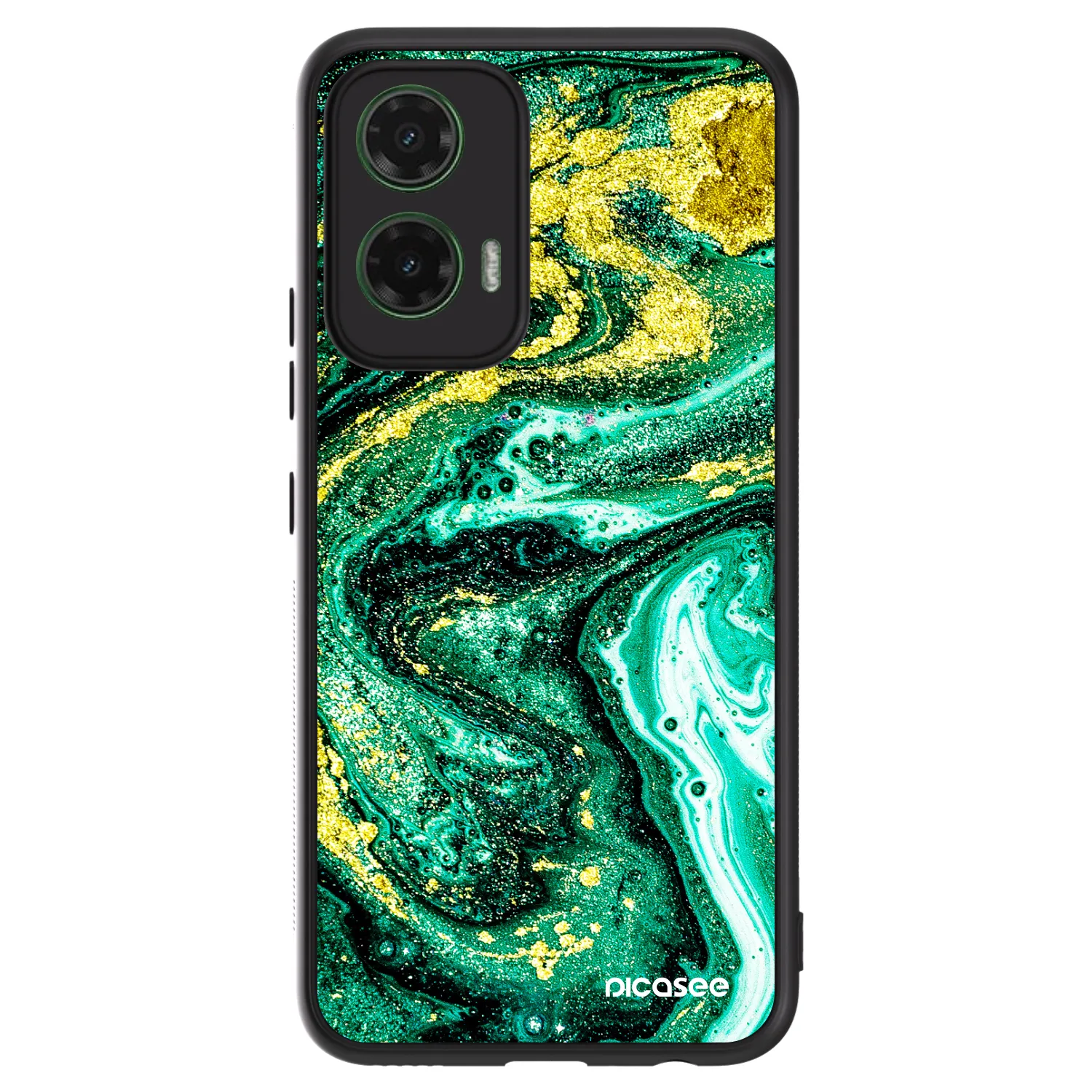 Picasee ULTIMATE CASE pentru Motorola Moto G35 5G - Green Gold