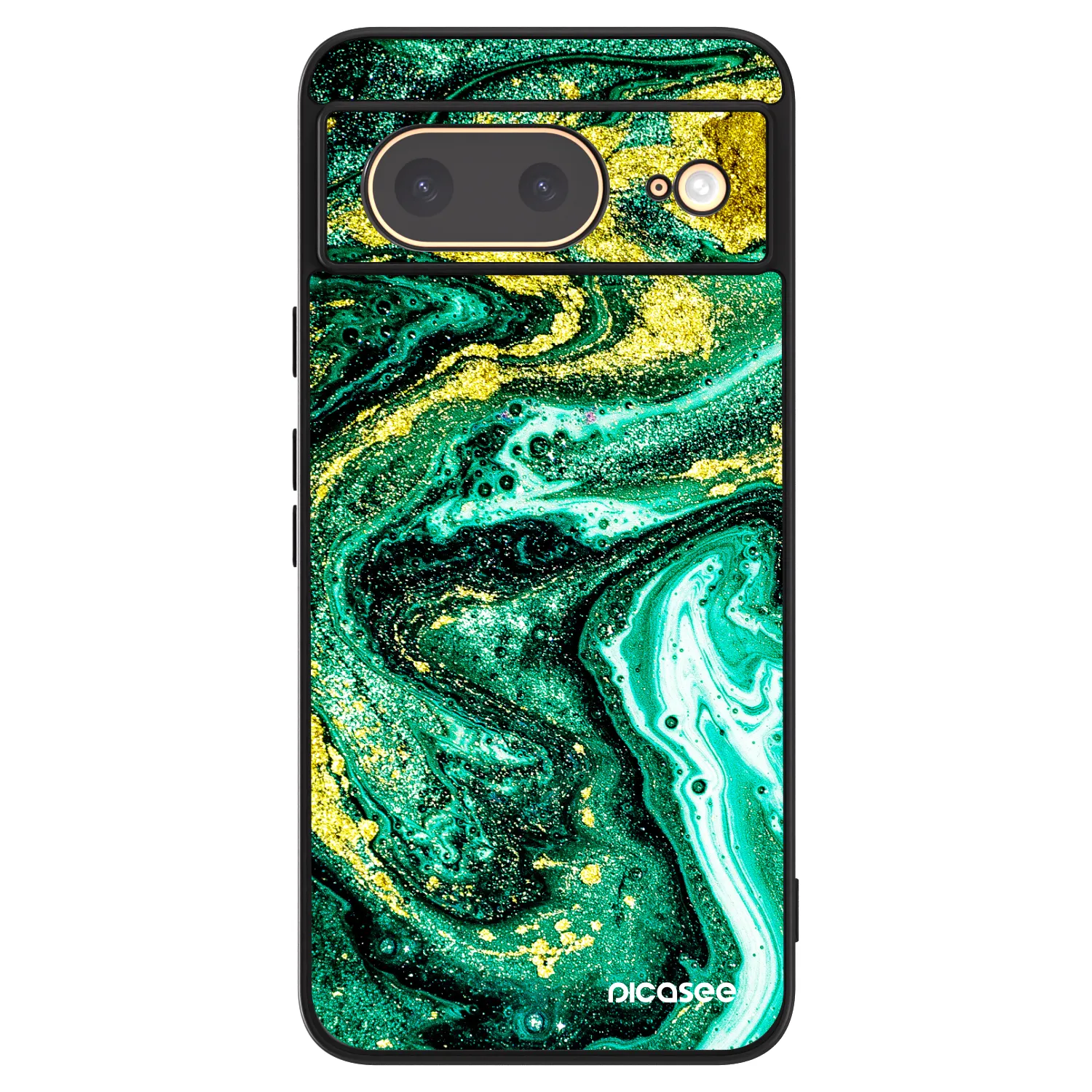 Picasee ULTIMATE CASE pentru Google Pixel 8 - Green Gold