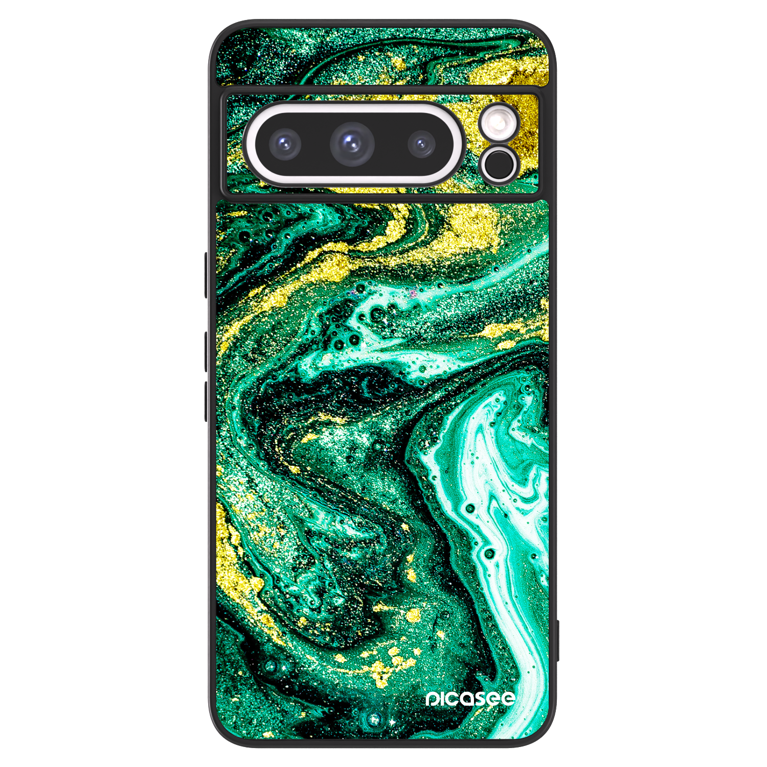 Picasee ULTIMATE CASE pentru Google Pixel 8 Pro - Green Gold