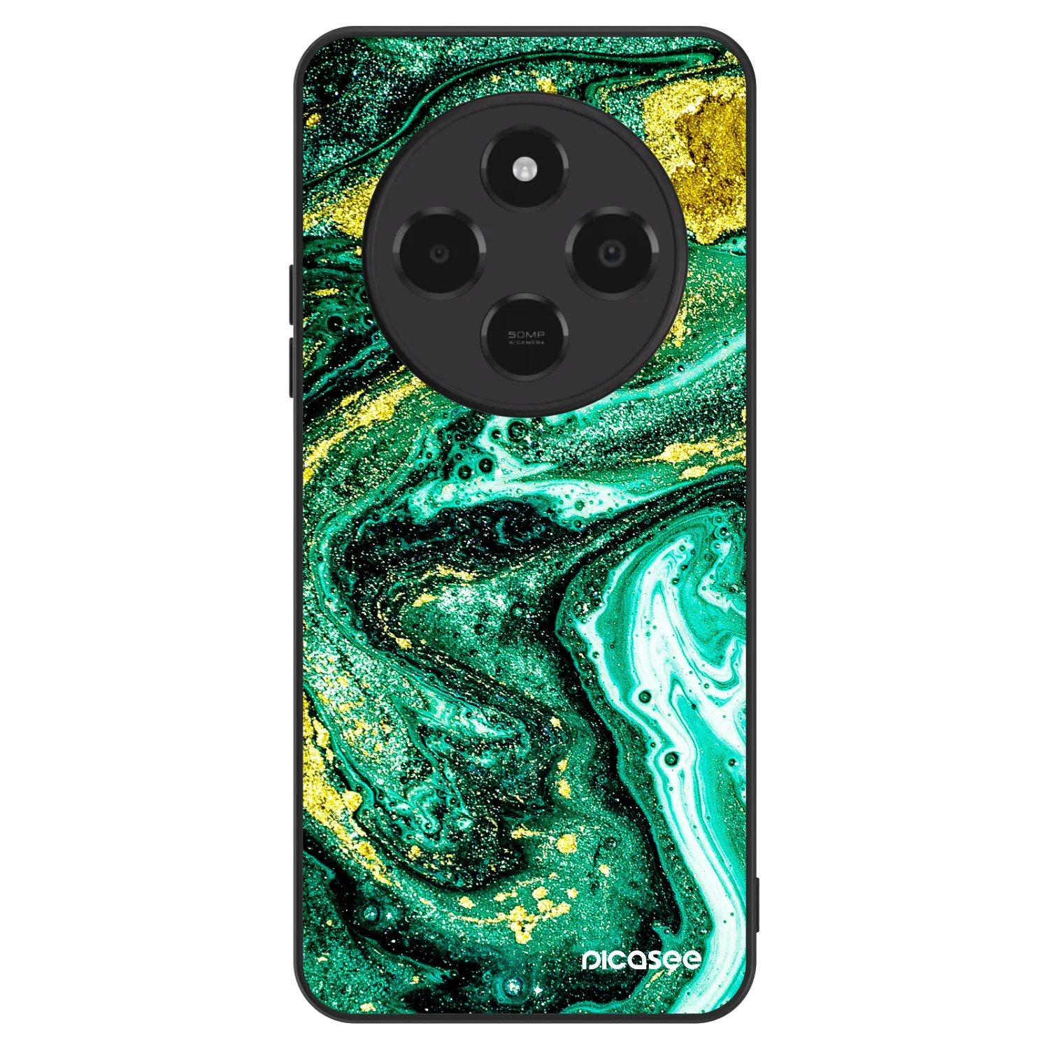 Picasee ULTIMATE CASE pentru Xiaomi Poco C75 - Green Gold