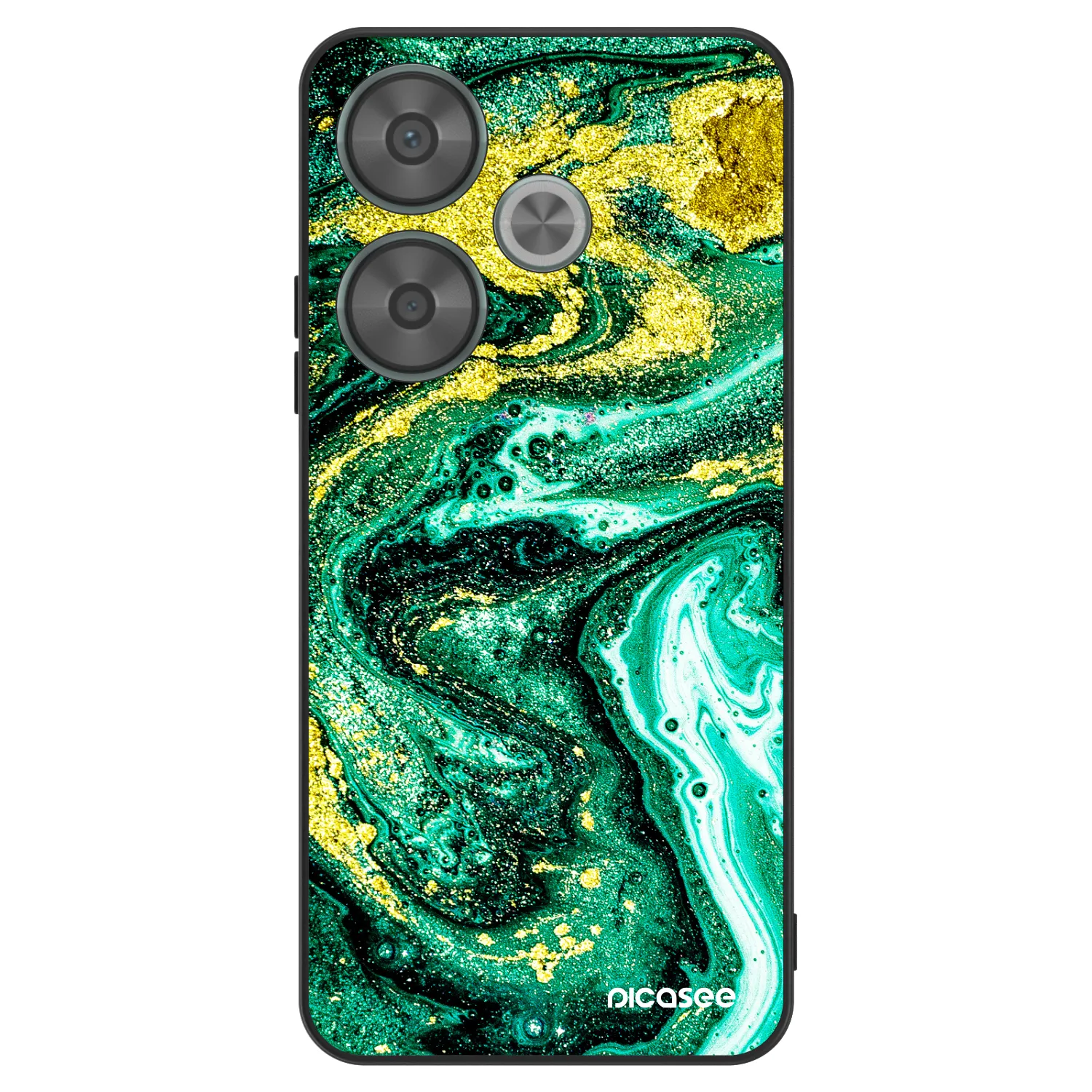 Picasee ULTIMATE CASE pentru Xiaomi Poco F6 - Green Gold