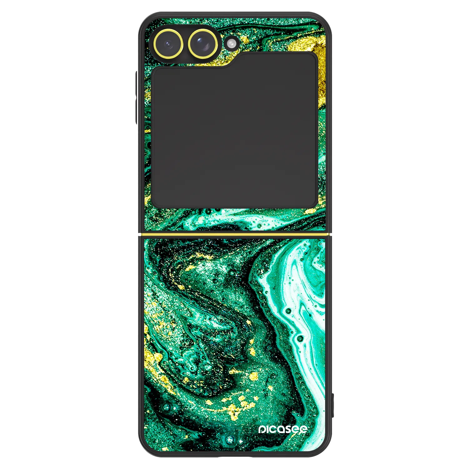 Picasee ULTIMATE CASE pentru Samsung Galaxy Z Flip5 5G - Green Gold