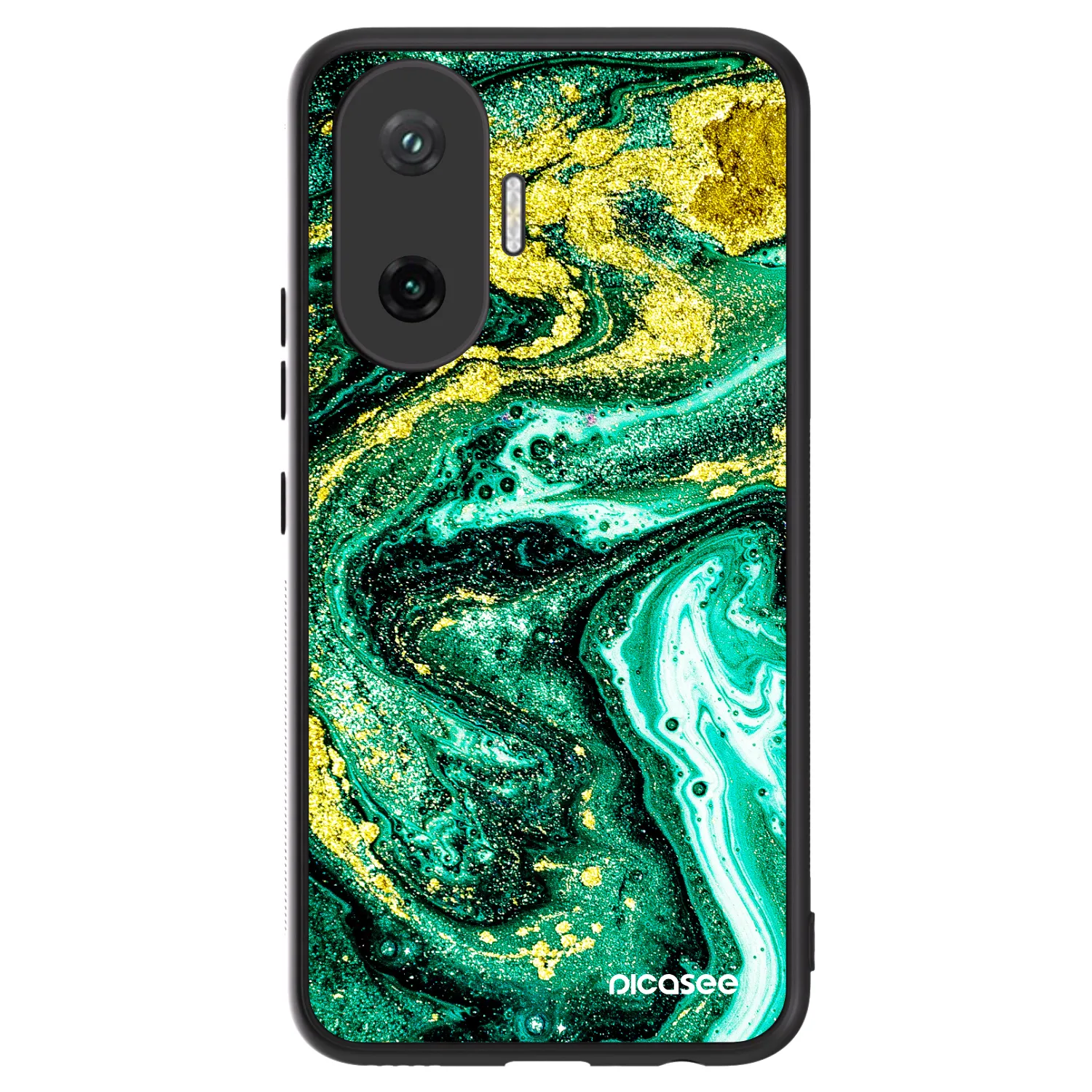 Picasee ULTIMATE CASE pentru Xiaomi Poco F7 5G - Green Gold