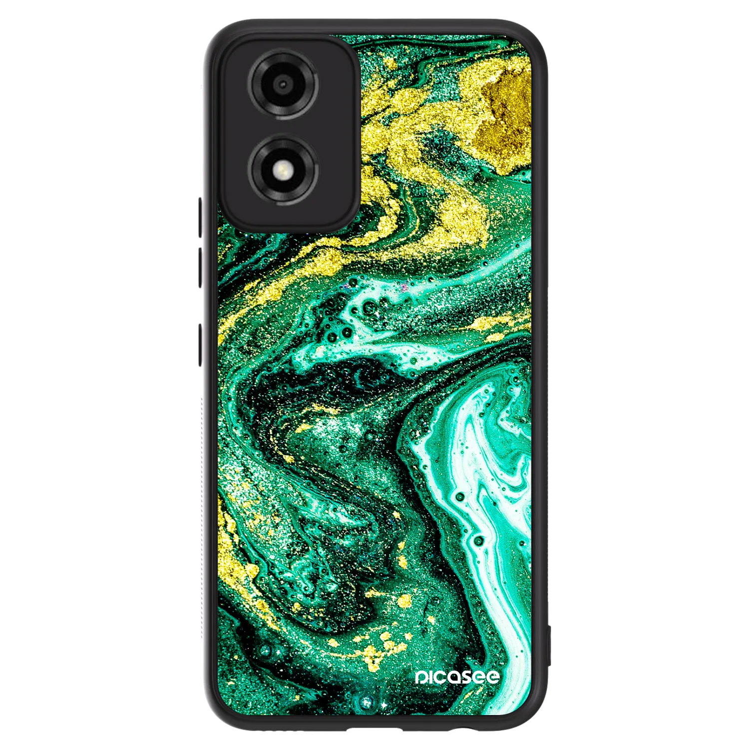Picasee ULTIMATE CASE pentru Motorola Moto E14 - Green Gold