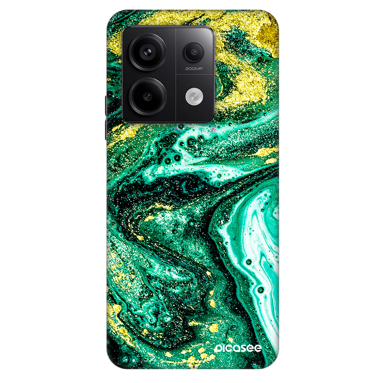 Picasee Fashion Case pentru Xiaomi Redmi Note 13 Pro 5G - Green Gold