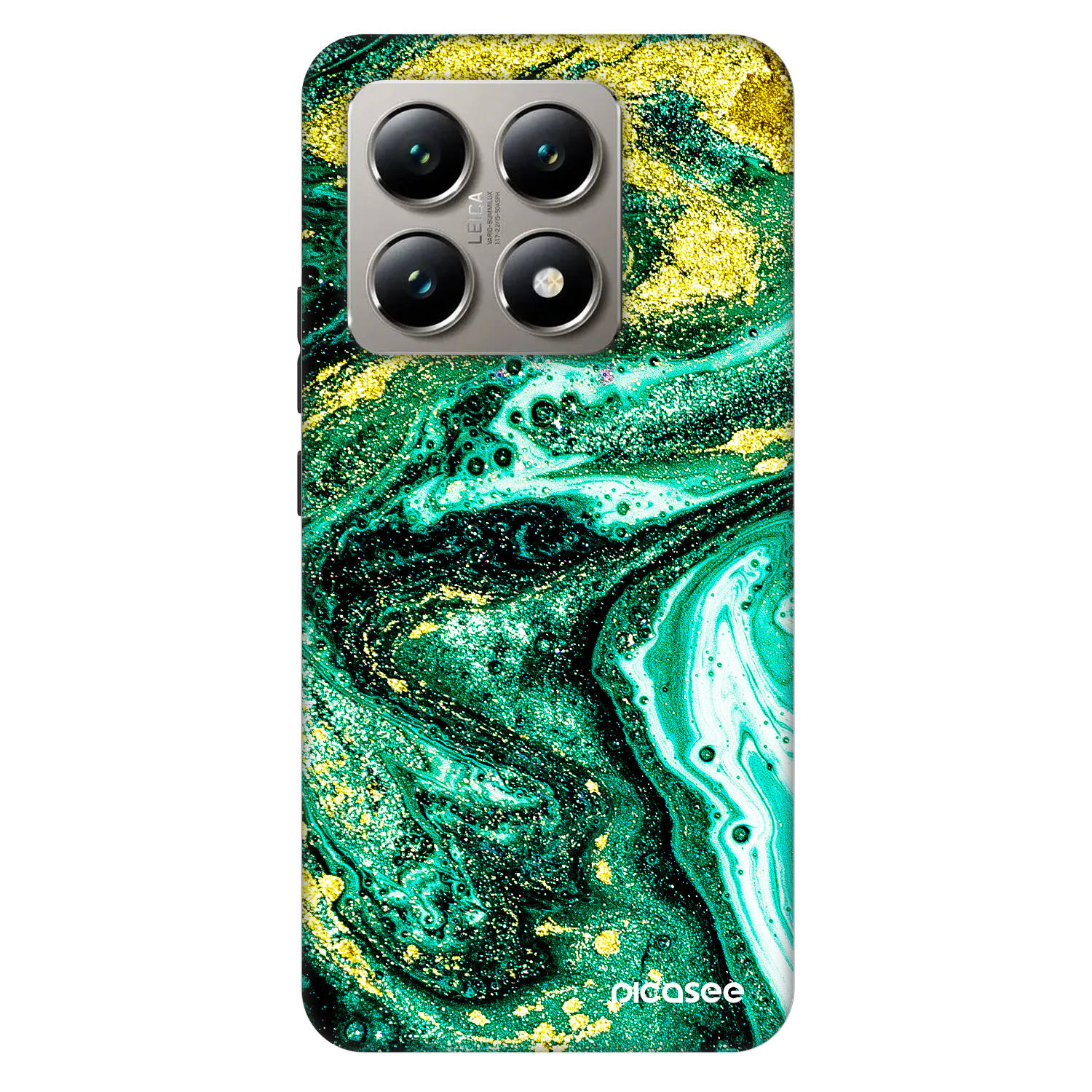 Picasee Fashion Case pentru Xiaomi 14T - Green Gold
