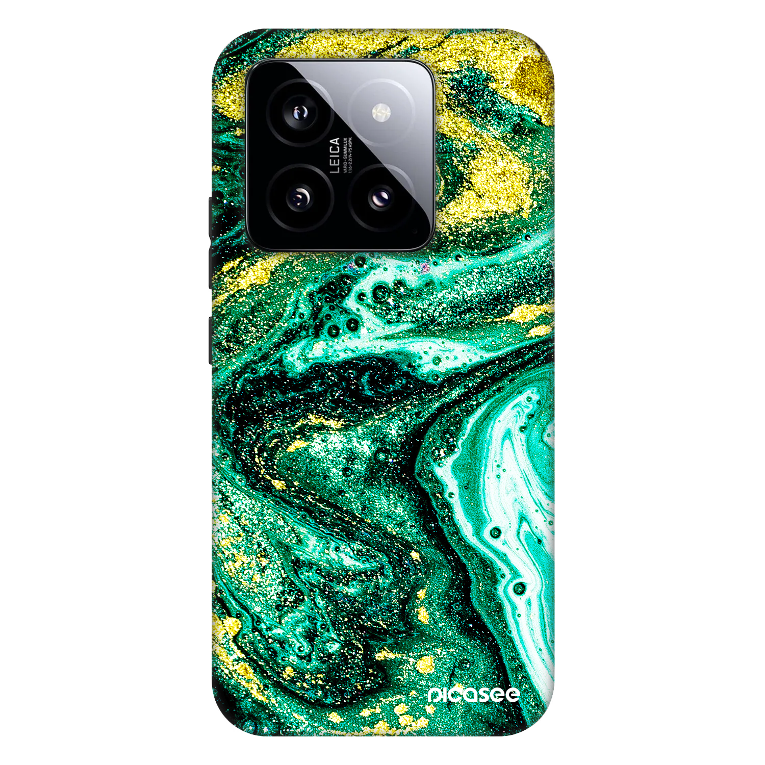Picasee Fashion Case pentru Xiaomi 14 - Green Gold