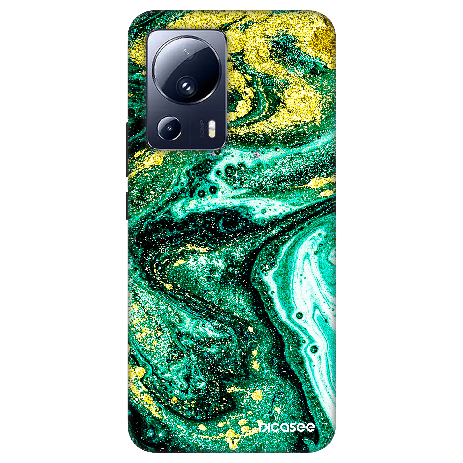 Picasee Fashion Case pentru Xiaomi 13 Lite - Green Gold