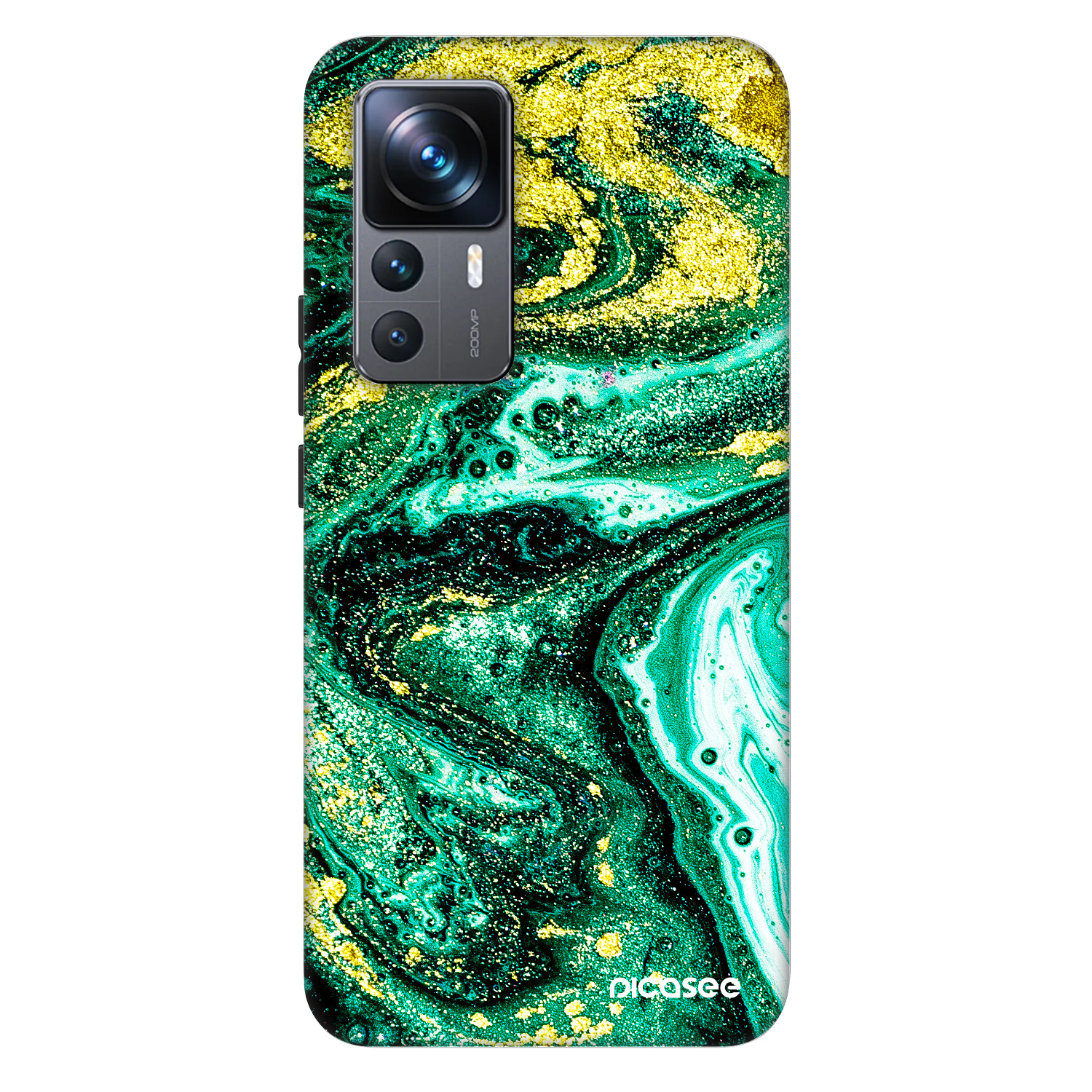 Picasee Fashion Case pentru Xiaomi 12T Pro - Green Gold