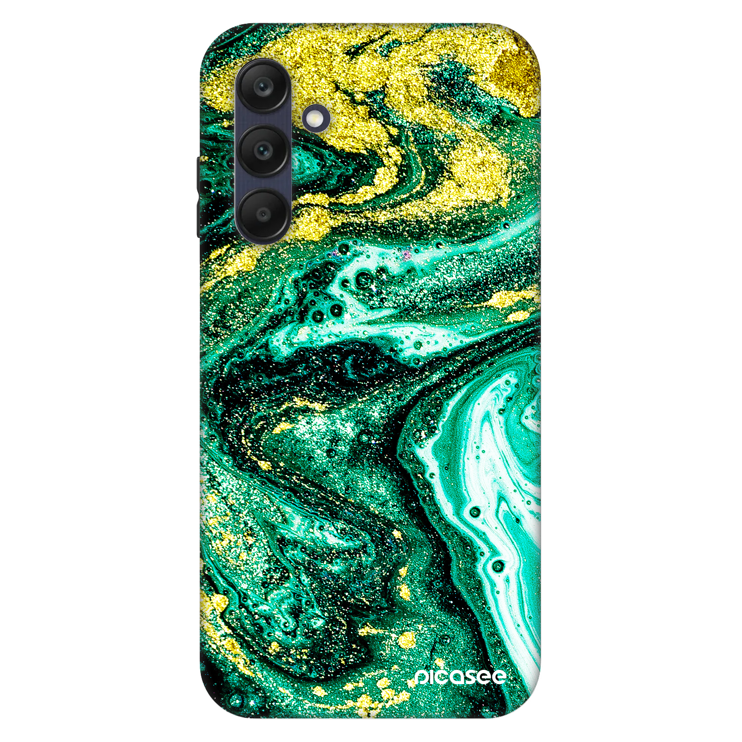 Picasee Fashion Case pentru Samsung Galaxy A25 A256B 5G - Green Gold