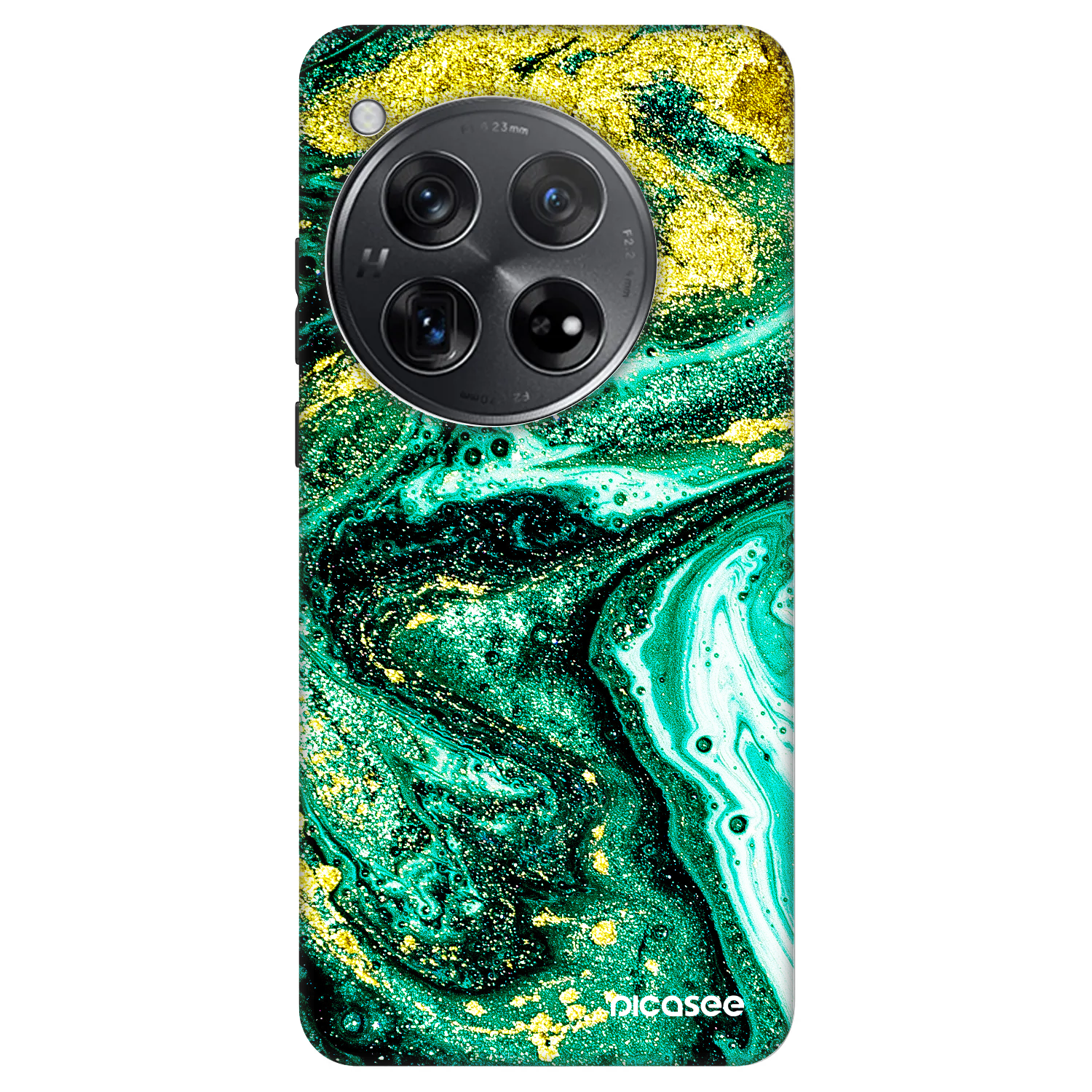 Picasee Fashion Case pentru OnePlus 12 5G - Green Gold