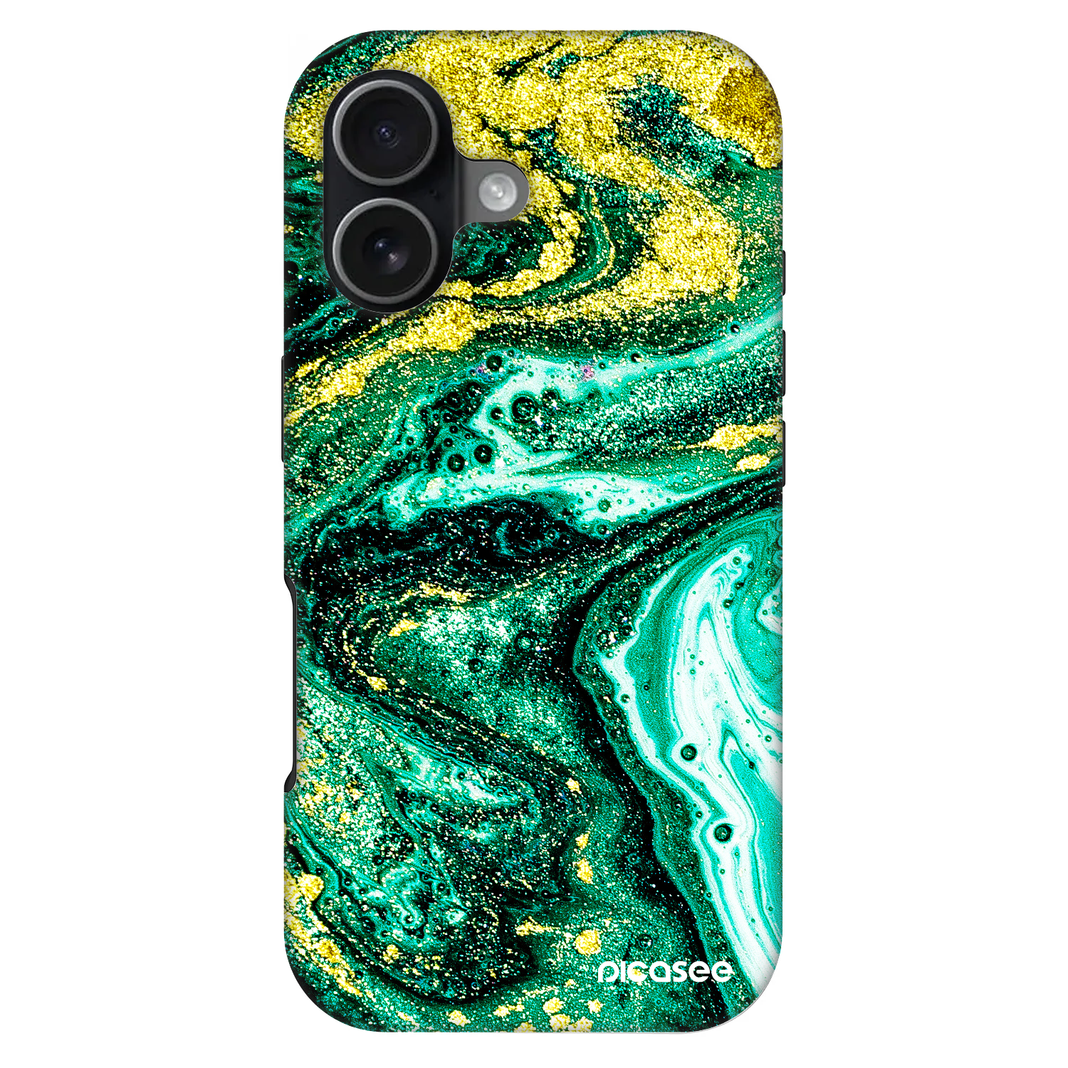 Picasee Fashion Case MagSafe pentru Apple iPhone 17 - Green Gold
