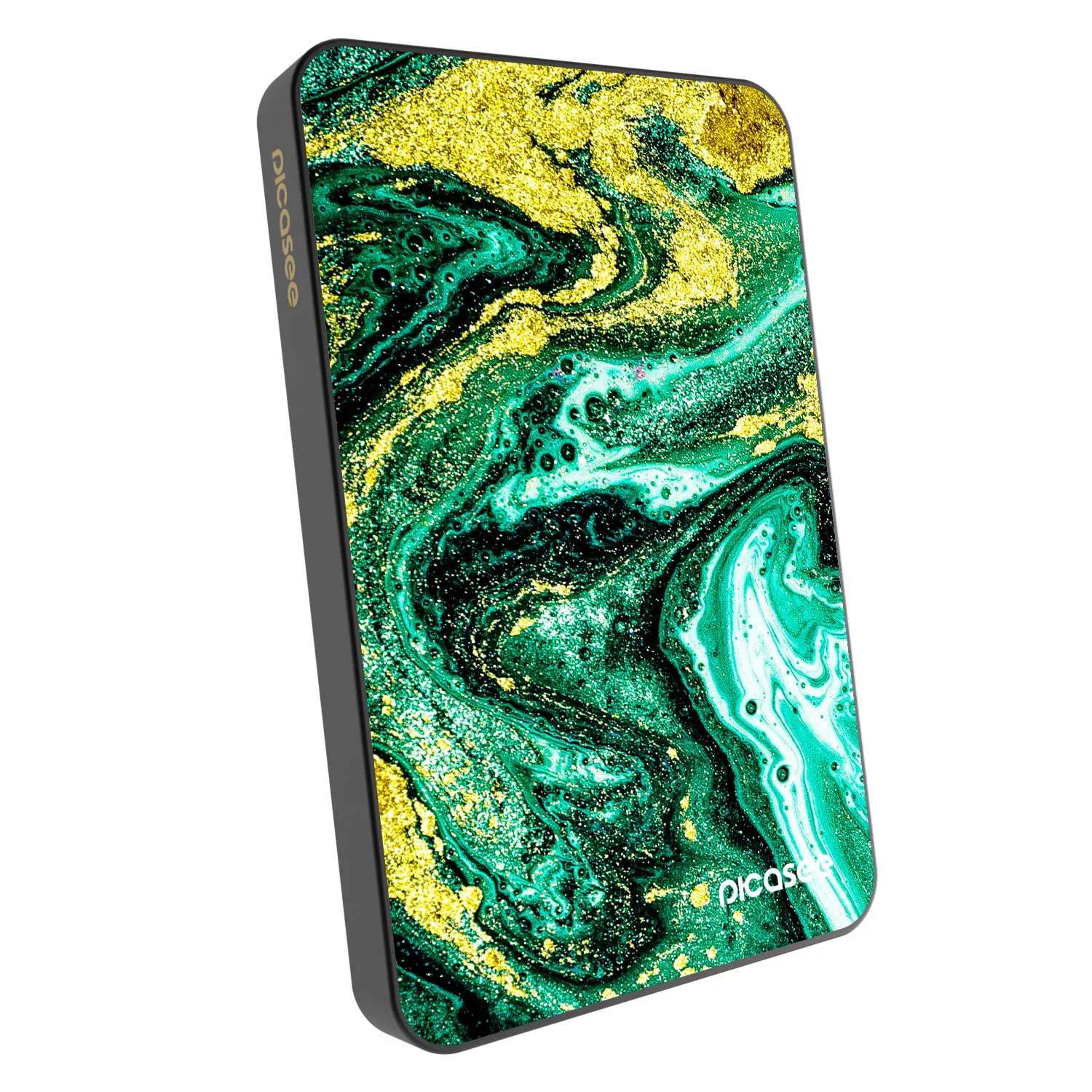 Picasee Powerbank cu MagSafe 5 000 mAh Gri - Green Gold