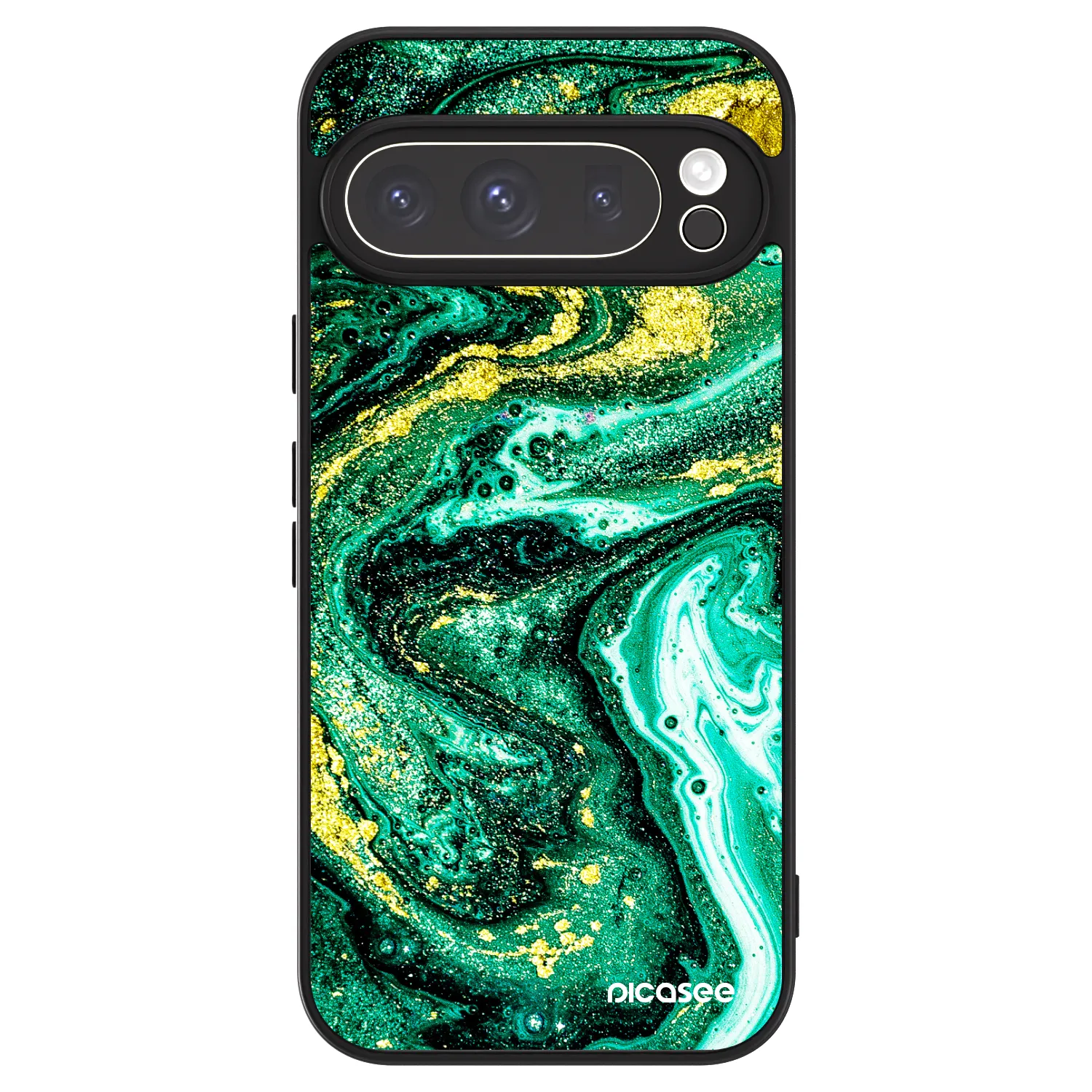 Picasee ULTIMATE CASE pentru Google Pixel 9 Pro XL - Green Gold