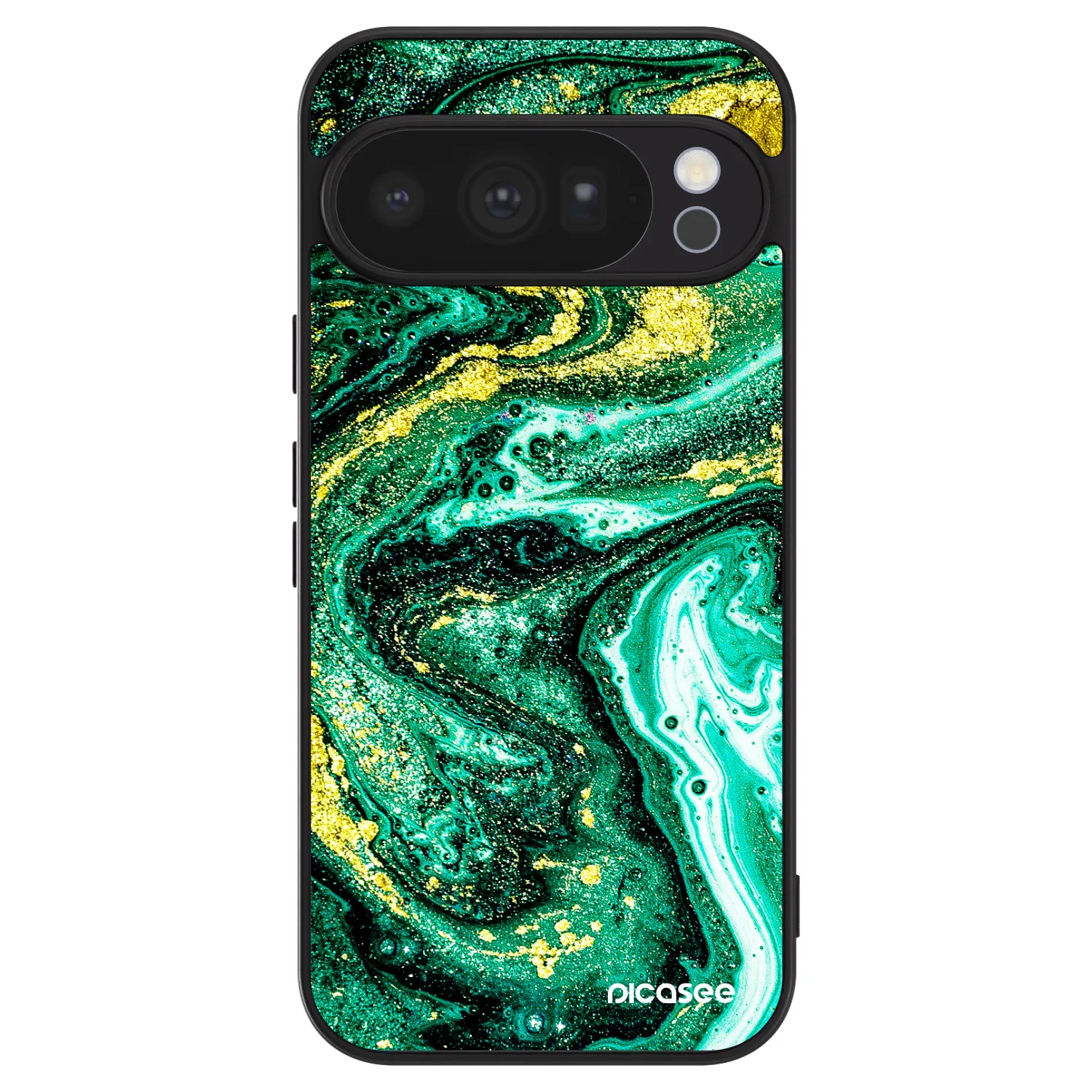 Picasee ULTIMATE CASE pentru Google Pixel 10 Pro - Green Gold