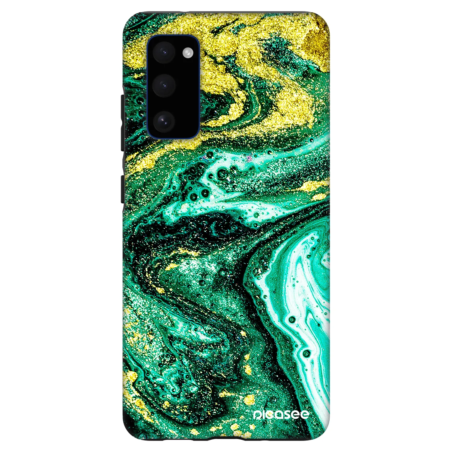 Picasee Fashion Case pentru Samsung Galaxy S20 FE - Green Gold