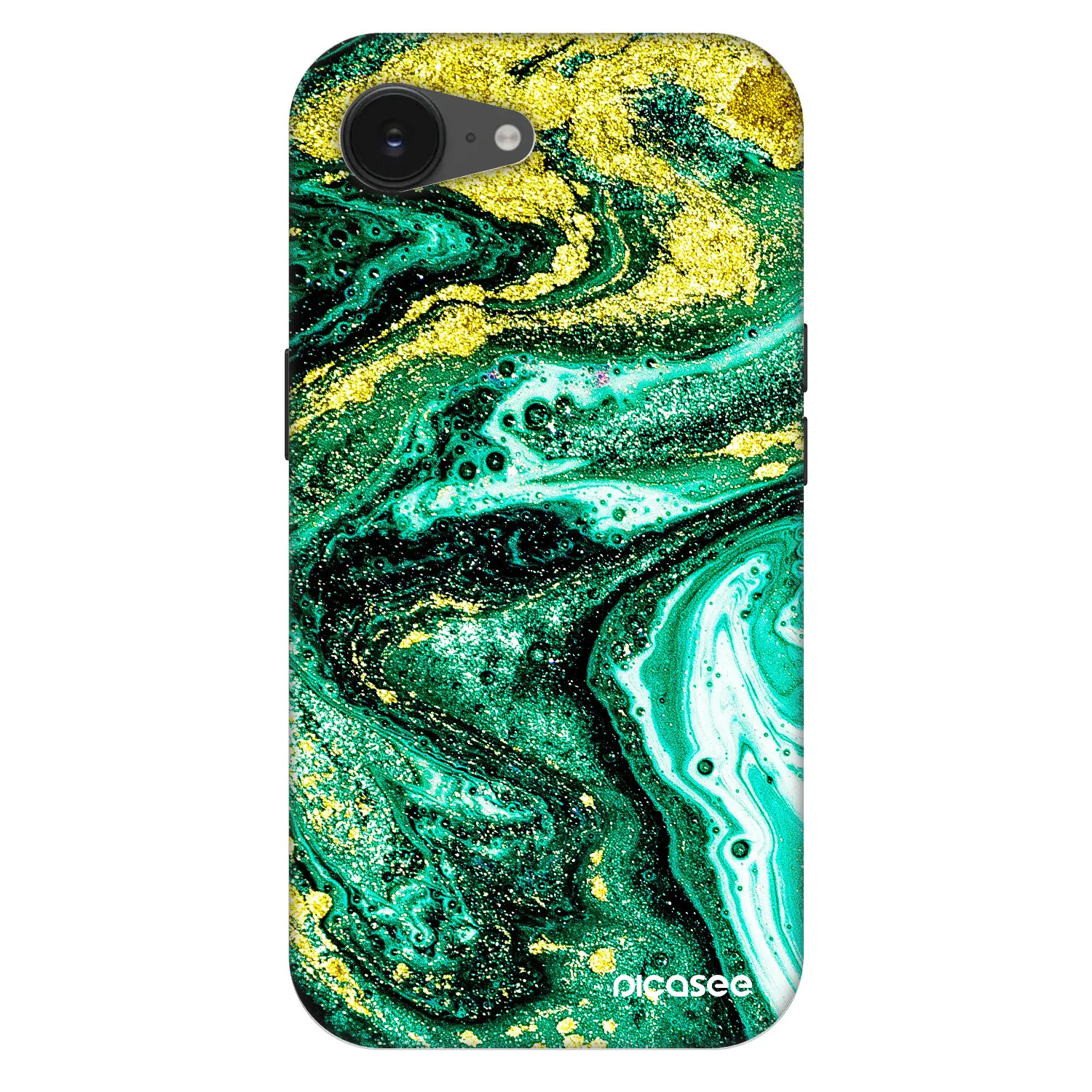 Picasee Fashion Case MagSafe pentru Apple iPhone 17e - Green Gold