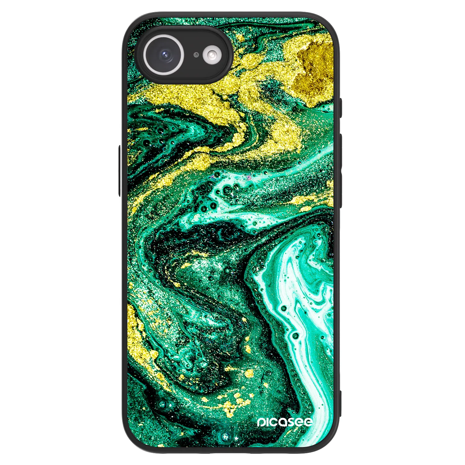 Picasee ULTIMATE CASE pentru Apple iPhone 17e - Green Gold