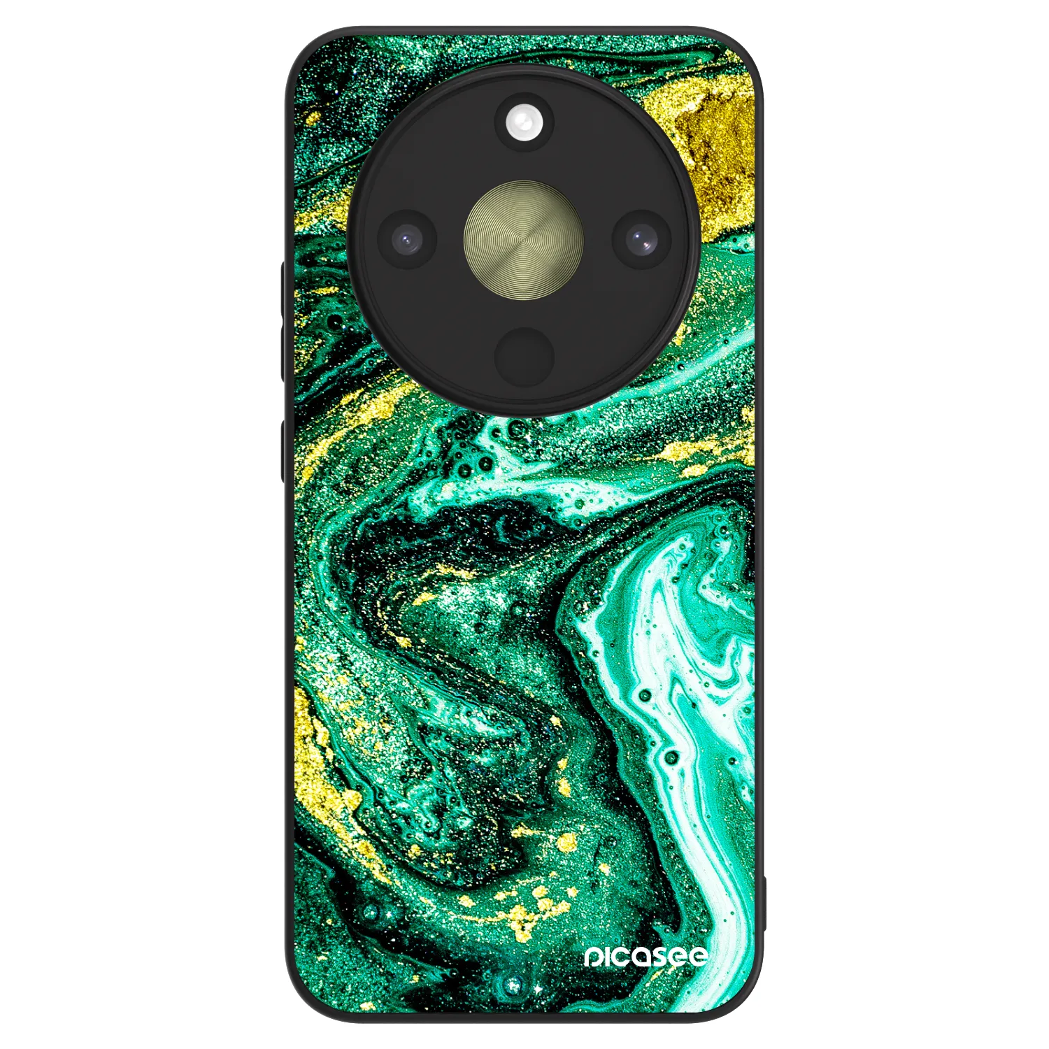 Picasee ULTIMATE CASE pentru Honor Magic8 Lite 5G - Green Gold