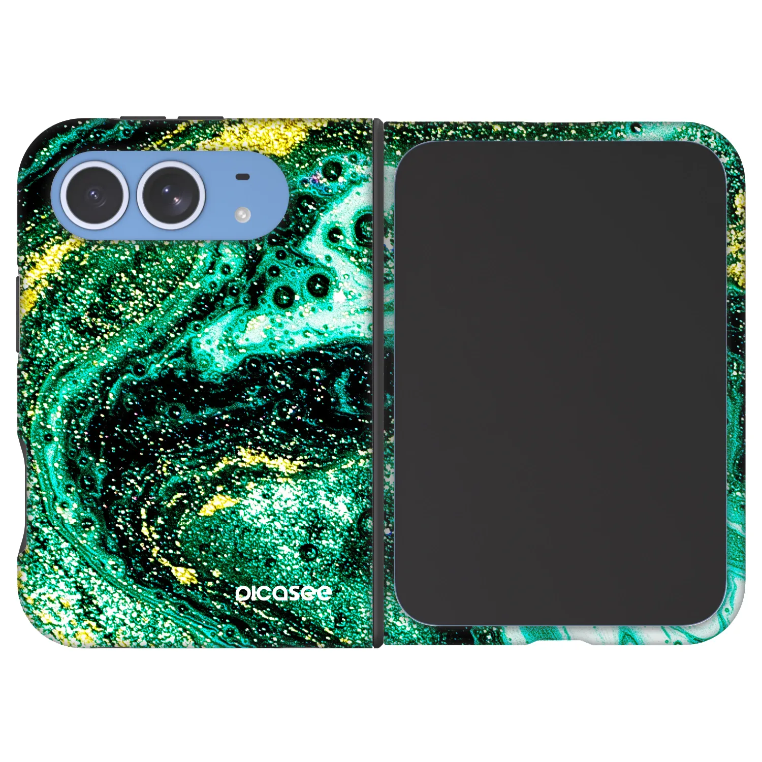 Picasee Fashion Case MagSafe pentru Apple iPhone Duo - Green Gold