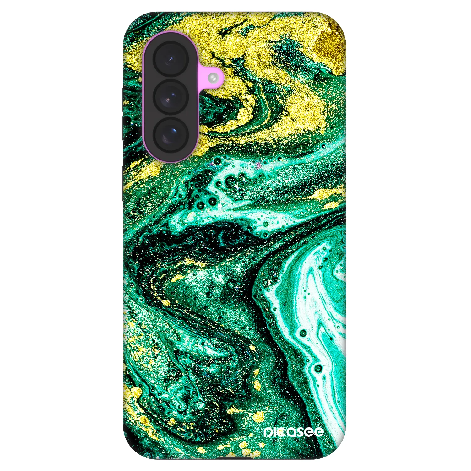 Picasee Fashion Case pentru Samsung Galaxy A37 - Green Gold