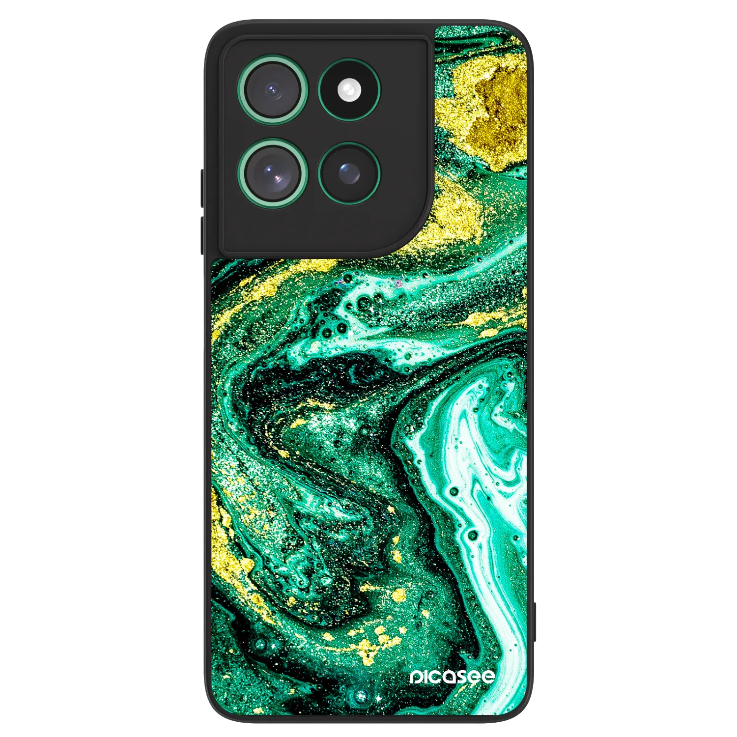 Picasee ULTIMATE CASE pentru Motorola Moto G57 Power - Green Gold