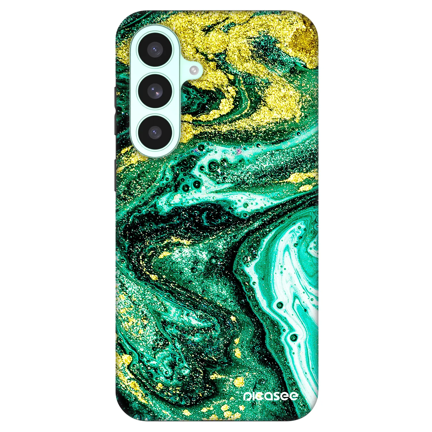 Picasee Fashion Case PowerShare pro Samsung Galaxy S26 FE - Green Gold
