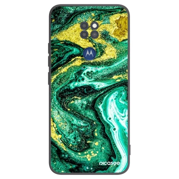 Husă pentru Motorola Moto G9 Play - Green Gold