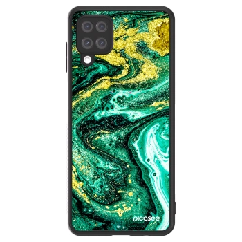 Picasee ULTIMATE CASE pentru Samsung Galaxy A12 A125F - Green Gold