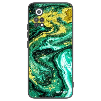 Picasee husă neagră din silicon pentru Xiaomi Poco X4 Pro 5G - Green Gold