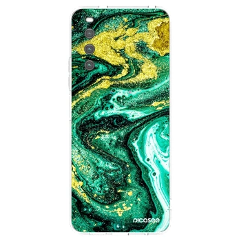 Picasee husă transparentă din silicon pentru Sony Xperia 10 IV 5G - Green Gold