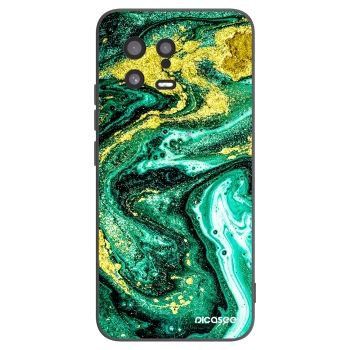 Picasee husă neagră din silicon pentru Xiaomi 13 - Green Gold
