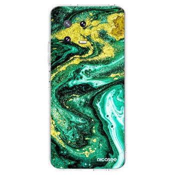 Picasee husă transparentă din silicon pentru Xiaomi 13 Pro - Green Gold