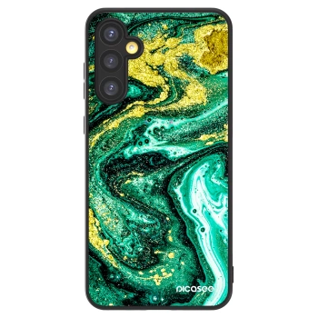 Picasee ULTIMATE CASE pentru Samsung Galaxy A34 5G A346B - Green Gold
