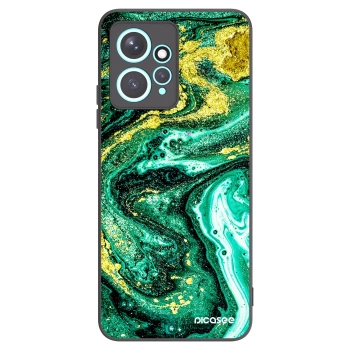 Picasee husă neagră din silicon pentru Xiaomi Redmi Note 12 4G - Green Gold