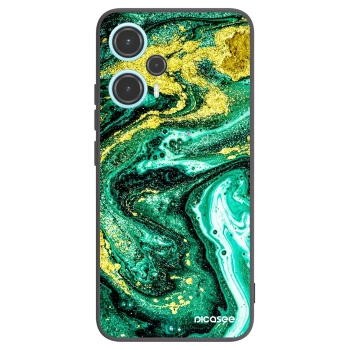 Picasee husă neagră din silicon pentru Xiaomi Poco F5 - Green Gold