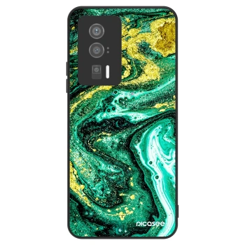 Husă pentru Xiaomi Poco F5 Pro 5G - Green Gold