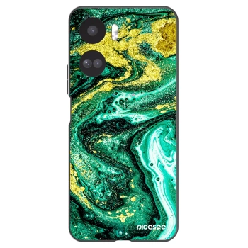 Picasee husă neagră din silicon pentru Honor 90 Lite 5G - Green Gold