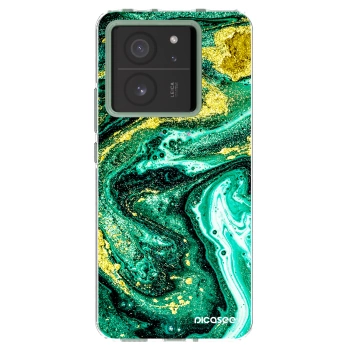 Picasee husă transparentă din silicon pentru Xiaomi 13T - Green Gold