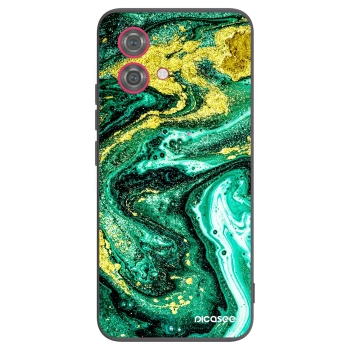 Husă pentru Motorola Moto G84 5G - Green Gold