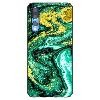 Picasee husă neagră din silicon pentru Huawei P20 Pro - Green Gold