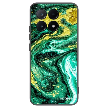 Picasee husă neagră din silicon pentru Xiaomi Poco X6 Pro - Green Gold