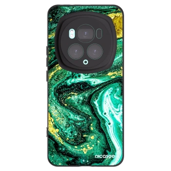 Picasee husă neagră din silicon pentru Honor Magic6 Pro - Green Gold