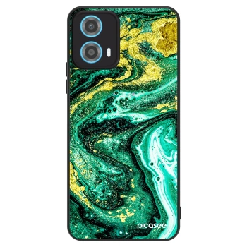 Husă pentru Motorola Moto G34 5G - Green Gold