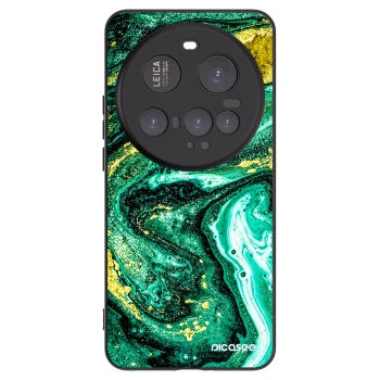 Picasee husă neagră din silicon pentru Xiaomi 15 Ultra - Green Gold